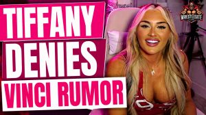 Tiffany Stratton Shuts Down Vinci Rumor 15 Tiffany Stratton appears on WWE programming as she responds to rumors about Giovanni Vinci’s release
