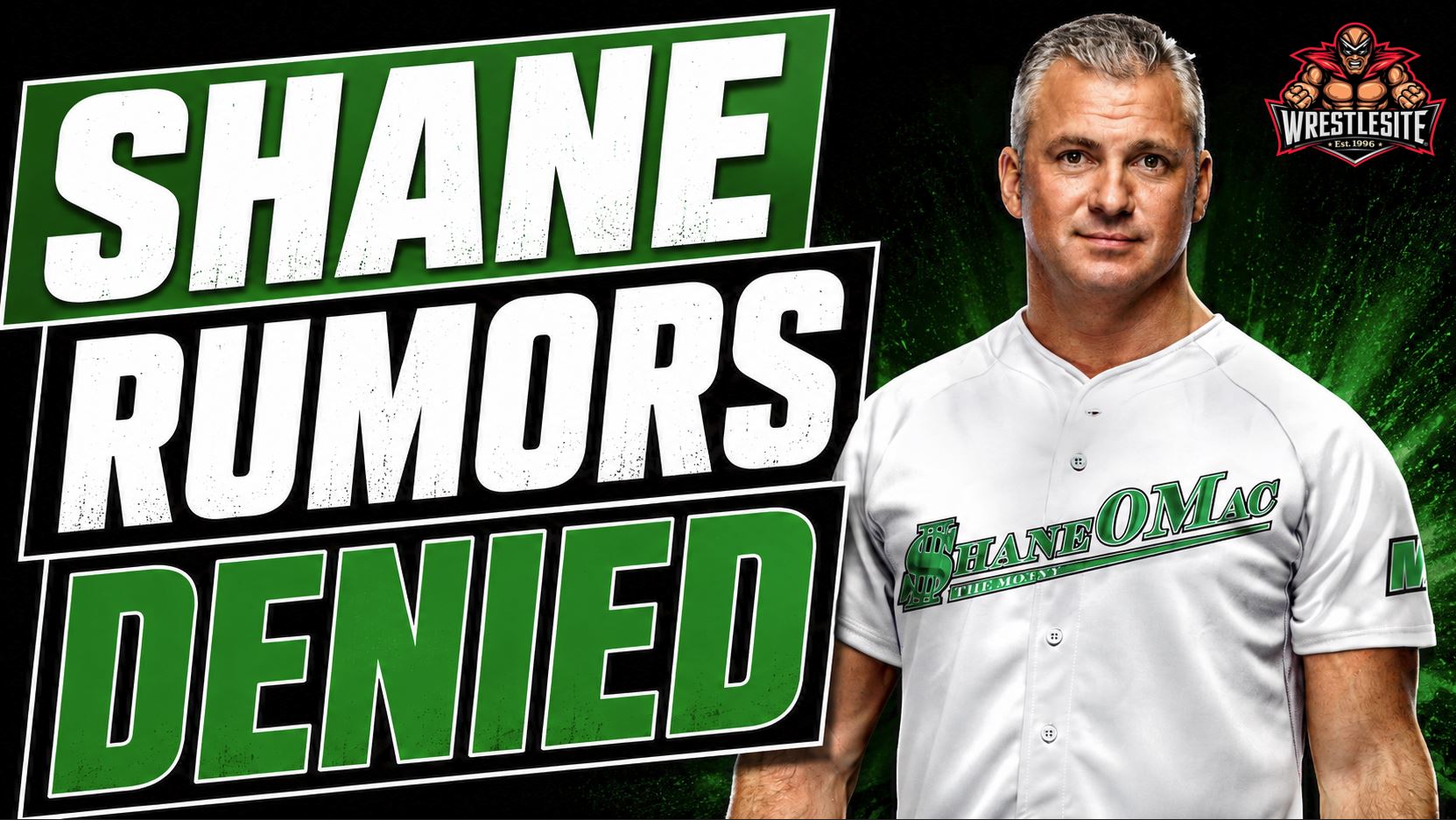 Shane McMahon shown during a WWE appearance as reports clarify his roster status remains unchanged