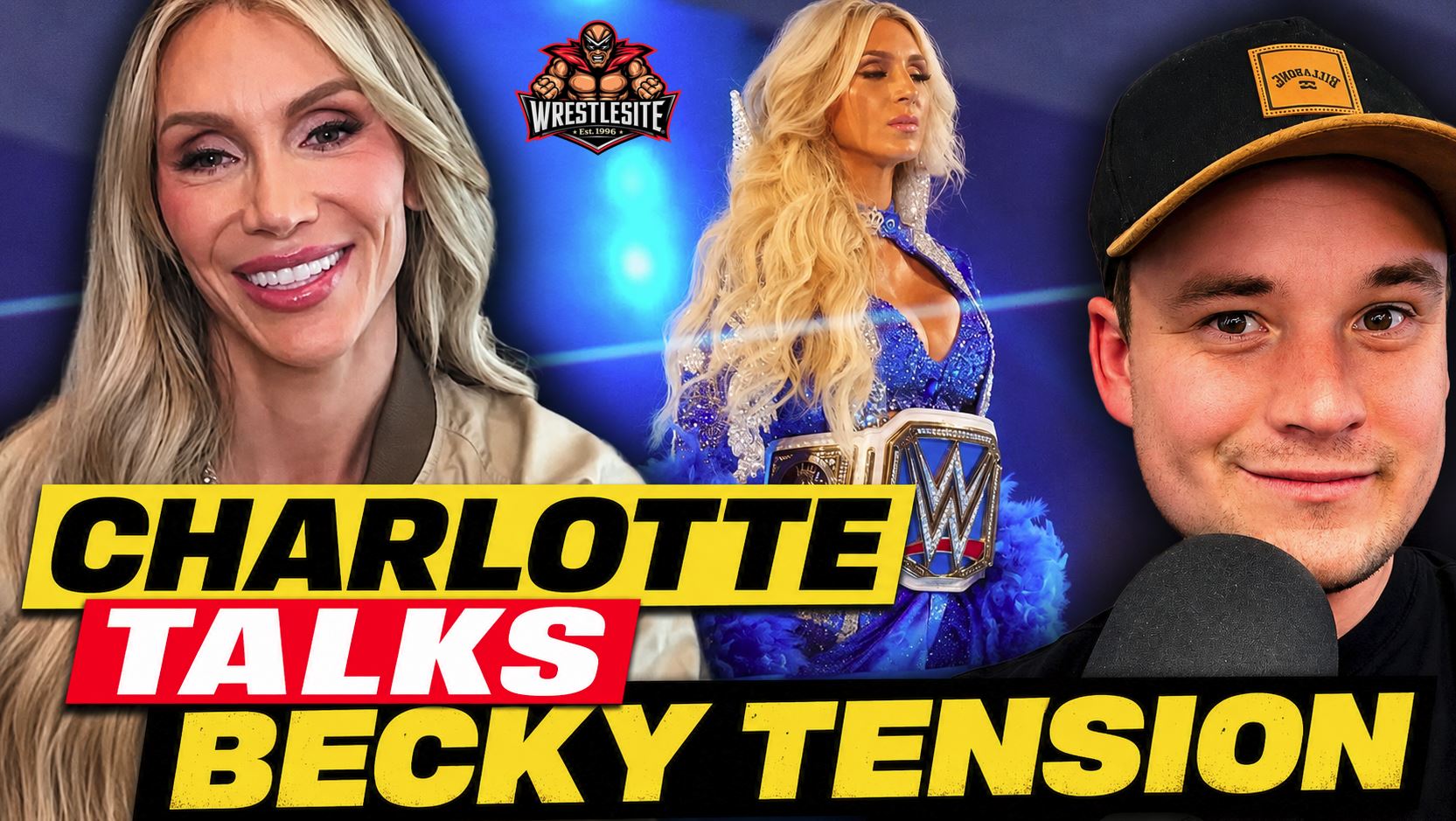 Charlotte Flair Talks Becky Lynch Tension 5 Charlotte Flair and Becky Lynch face off during their WWE rivalry as real competition fuels the tension