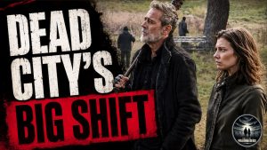 Maggie and Negan stand together in The Walking Dead: Dead City season 3 on AMC and AMC+