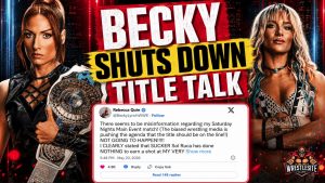 Becky Lynch Shuts Down Title Confusion