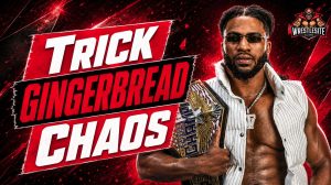 Trick Williams Reacts To WWE Gingerbread Man Storyline 18 Trick Williams discusses the WWE Gingerbread Man storyline with Sami Zayn and Lil Yachty during the United States Title feud.