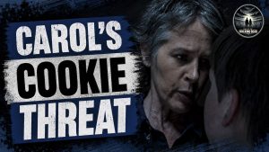 Carol’s Cookie Threat Still Hits Hard 17 Carol Peletier threatens Sam during a tense Alexandria cookie scene from The Walking Dead Season 5