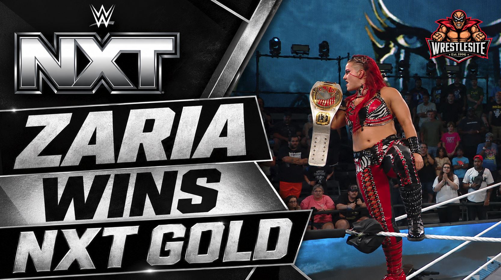 Zaria hits F5 on Tatum Paxley to win NXT Women’s North American Championship on WWE NXT