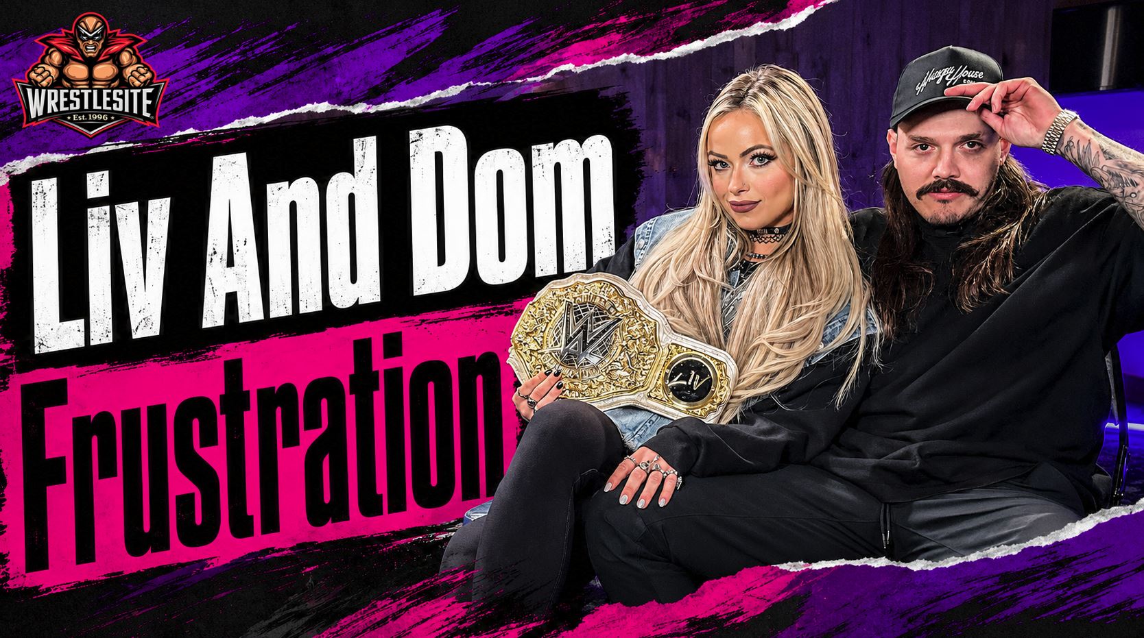 Liv Morgan and Dominik Mysterio stand as WWE champions while backstage frustration grows over their booking