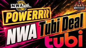 NWA Powerrr logo shown as Tubi distribution deal expands National Wrestling Alliance streaming presence