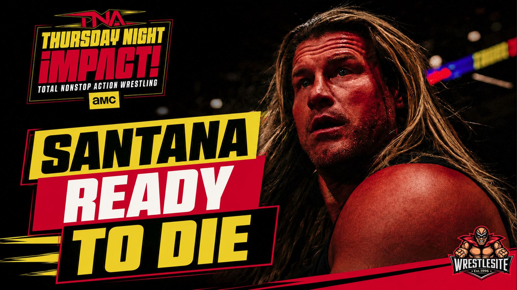 Mike Santana Sends Bloody Message 5 Mike Santana confronts Nic Nemeth before TNA Slammiversary World Championship fight on iMPACT