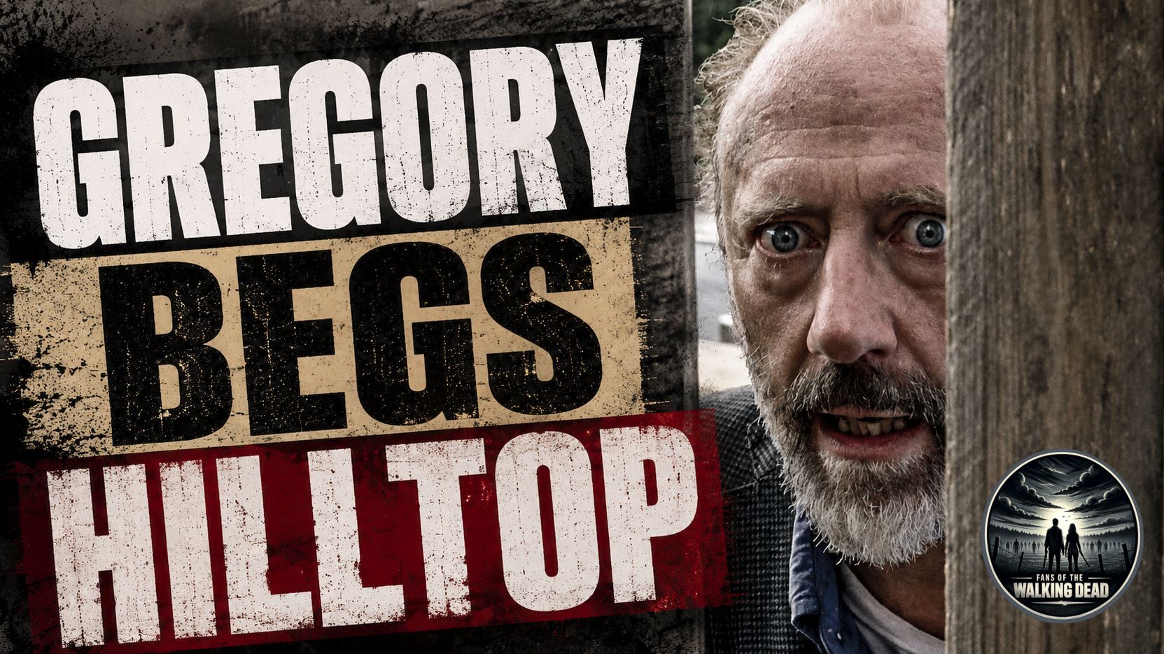 Gregory begs Maggie for mercy outside Hilltop after betraying the community on The Walking Dead Season 8