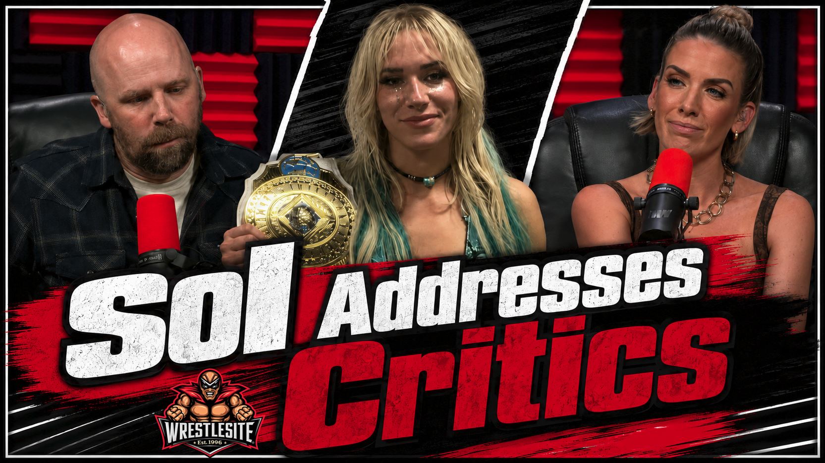 Sol Ruca celebrates her WWE Women’s Intercontinental Championship victory while addressing recent criticism.