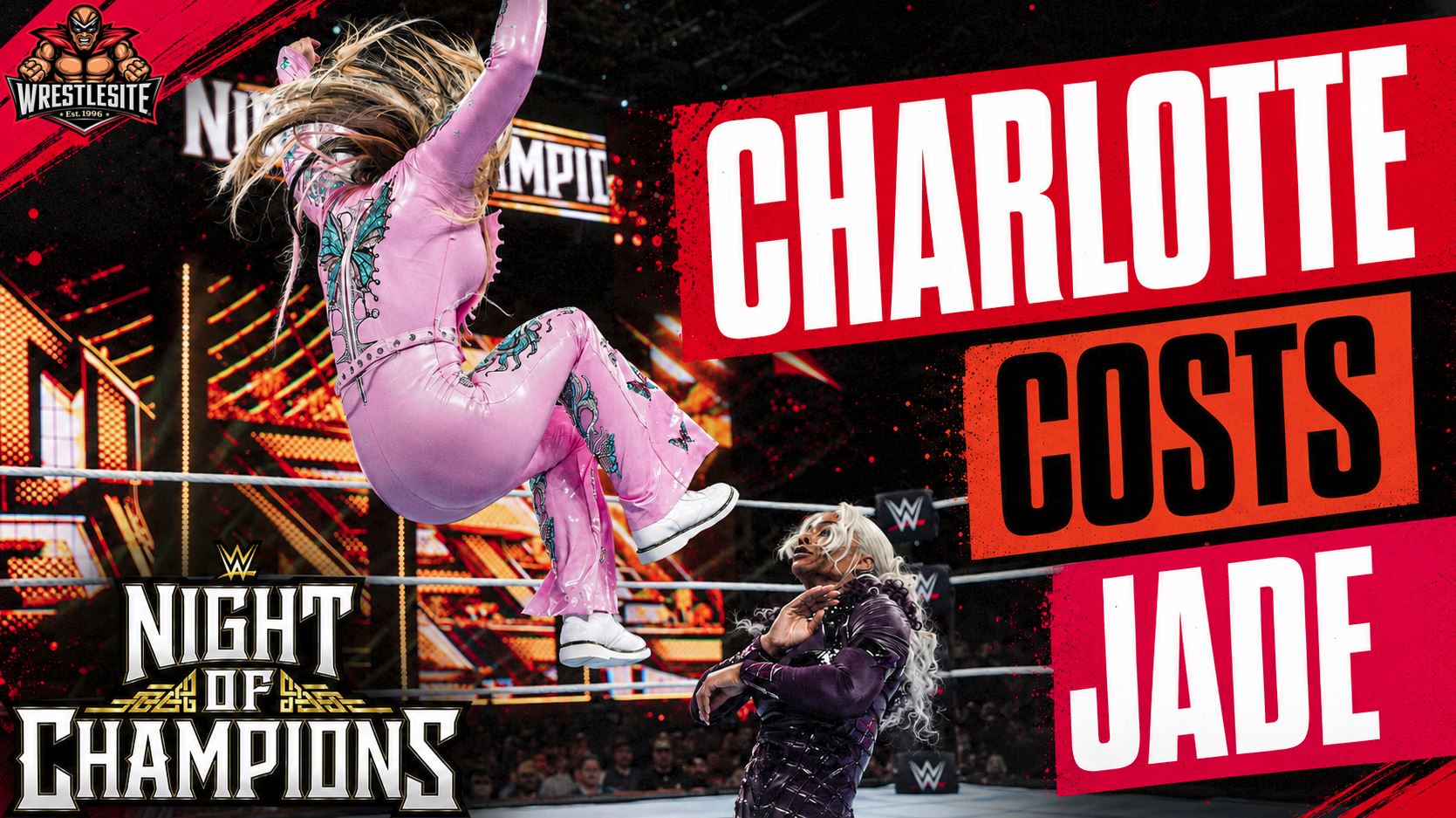 Tiffany Stratton Escapes Jade Cargill 5 Tiffany Stratton retains Women’s United States Championship after Charlotte Flair strikes Jade Cargill at Night of Champions
