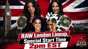 WWE RAW London Lineup Revealed for June 22