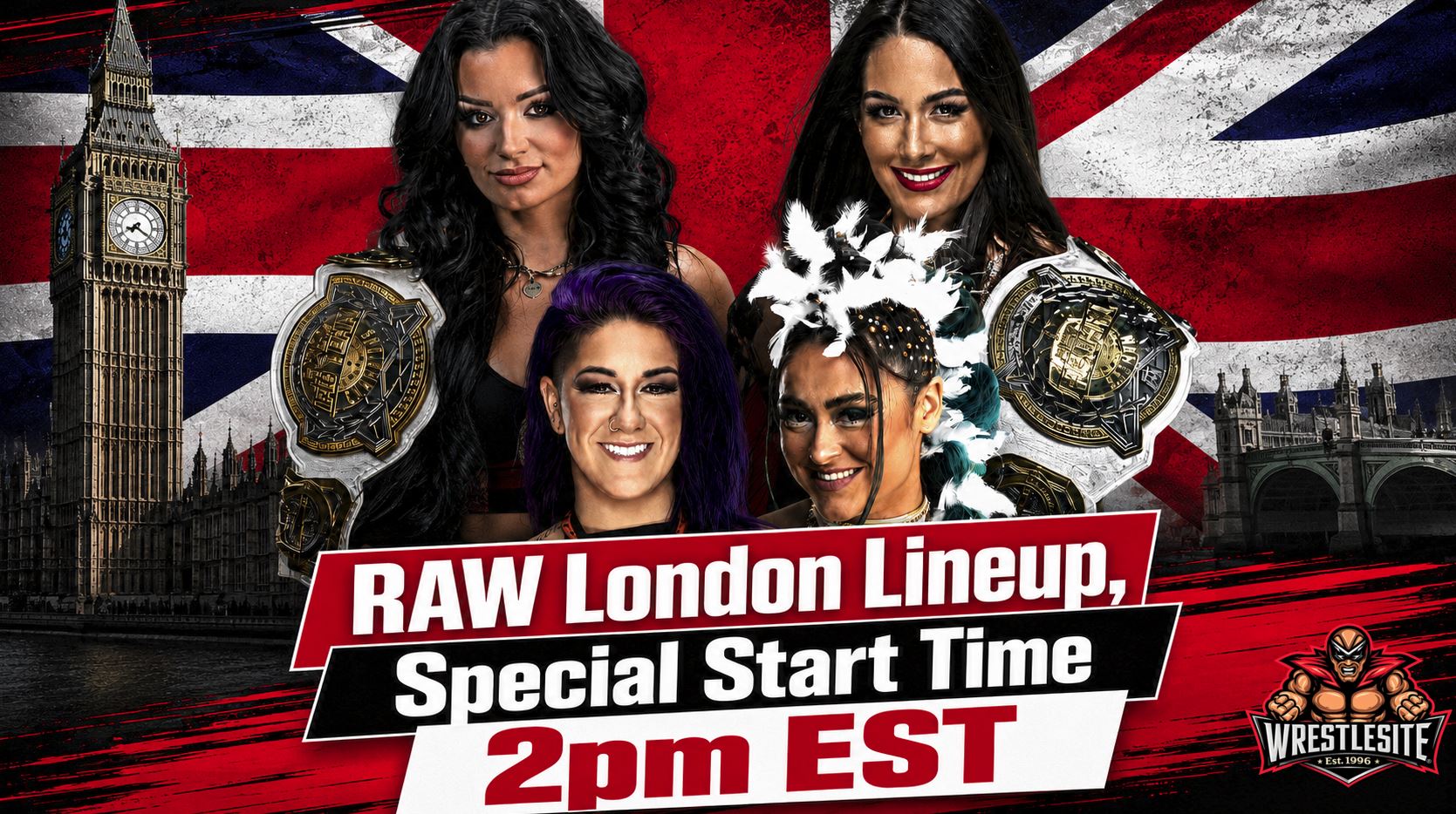 Adam Pearce announces WWE RAW London lineup featuring Liv Morgan, Oba Femi, and title matches