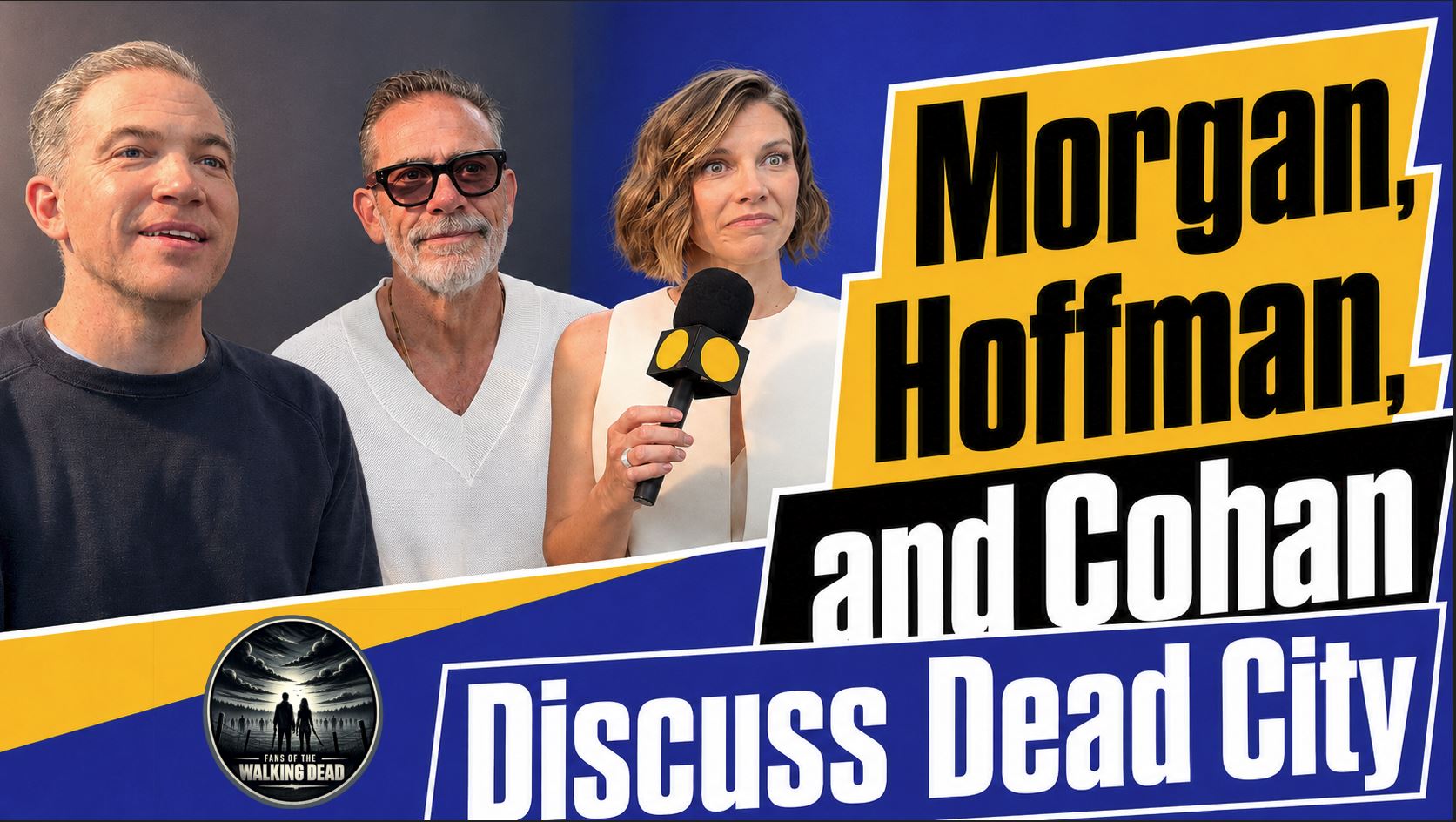 Jeffrey Dean Morgan, Lauren Cohan, and Seth Hoffman discuss The Walking Dead Dead City with The Upcoming