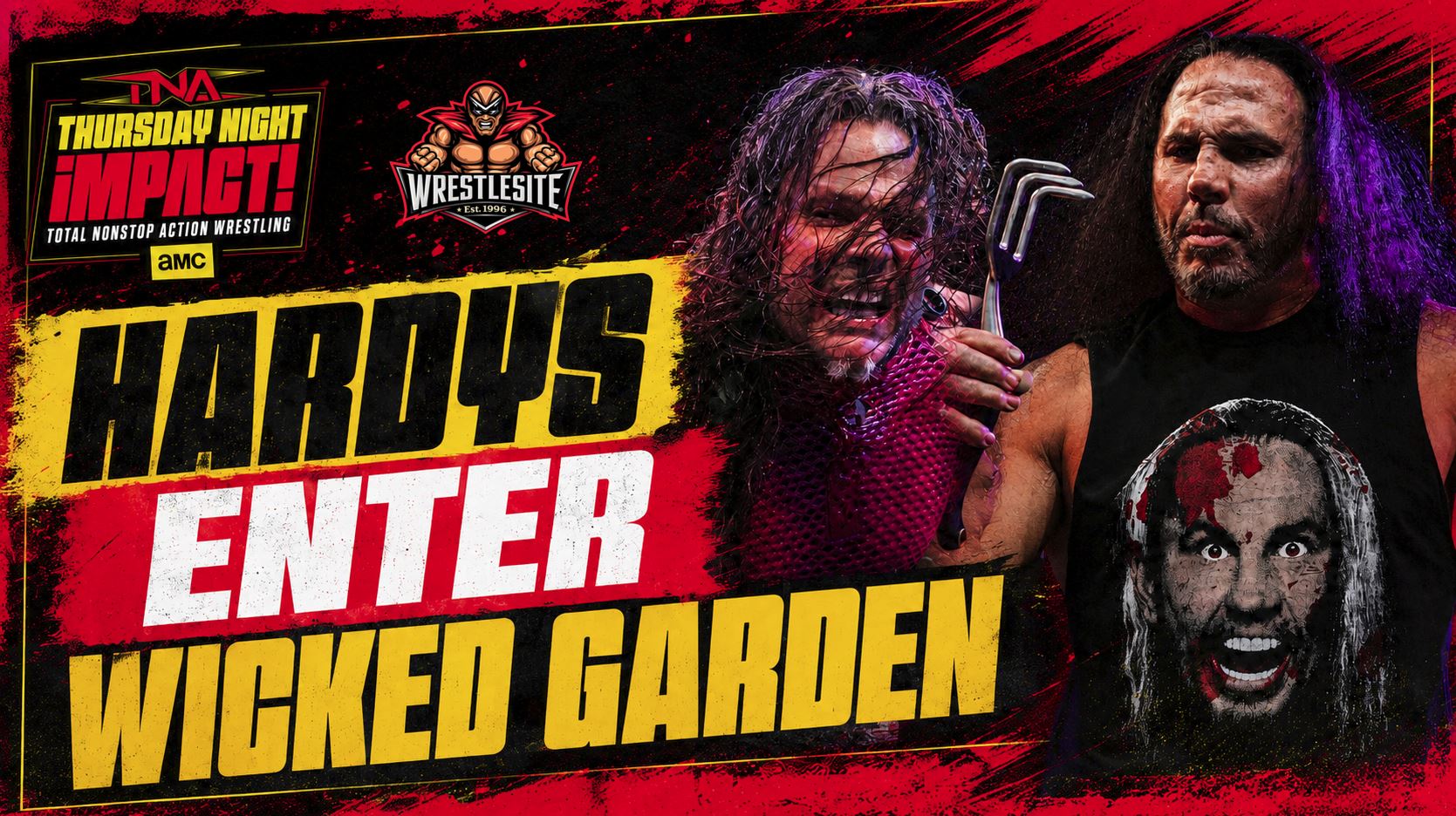 Broken Matt Hardy and Brother Nero battle The Righteous in TNA’s first Wicked Garden Match