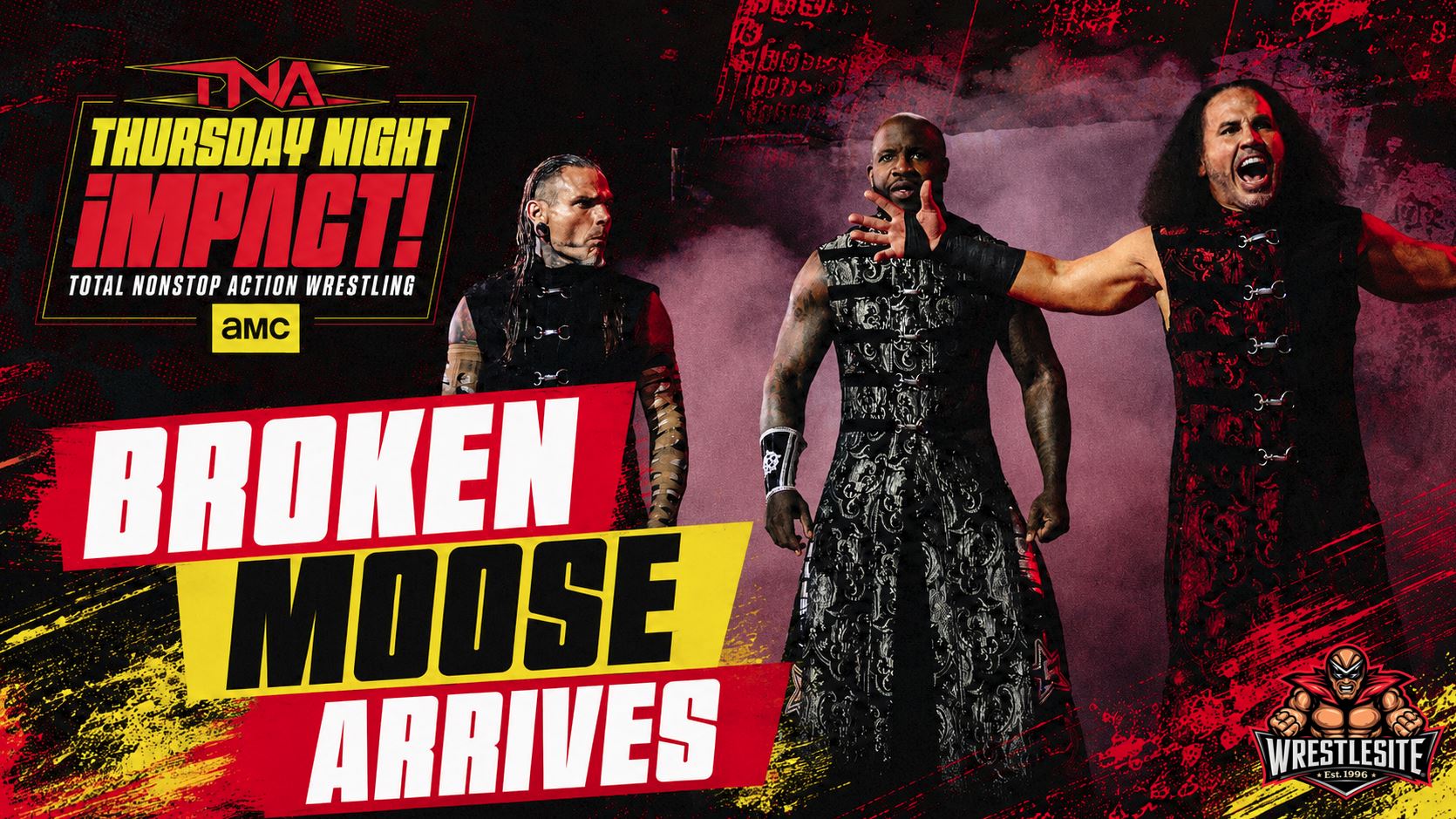 Moose teams with the Broken Hardys against The System during chaotic TNA iMPACT main event