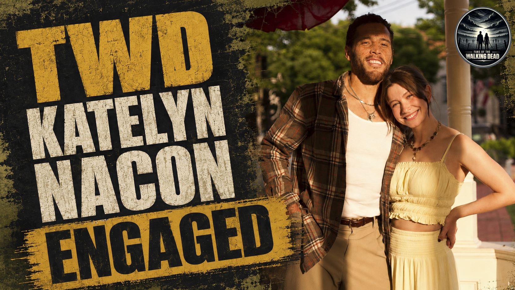 Walking Dead's Katelyn Nacon Announces Engagement 5 Katelyn Nacon shares her engagement ring photo as Walking Dead co-stars celebrate her announcement