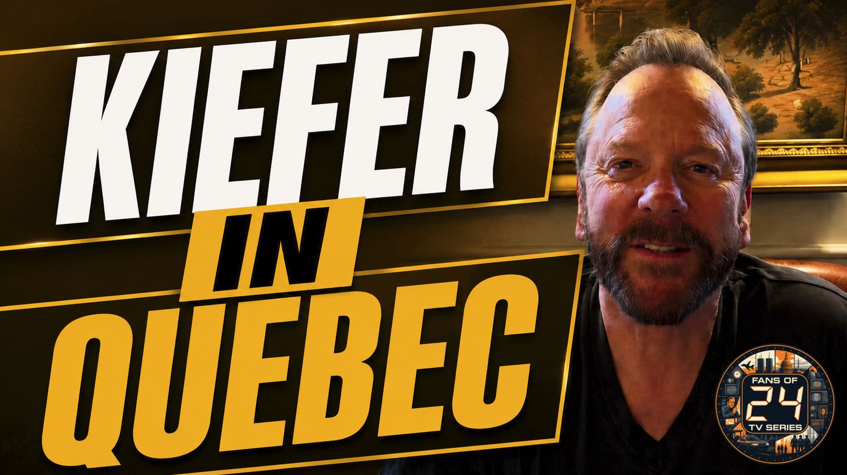 Kiefer Sutherland Announces Quebec Concert 5 Kiefer Sutherland promotes his July 11 concert at Le Grand Cru Musical du Saguenay in Quebec