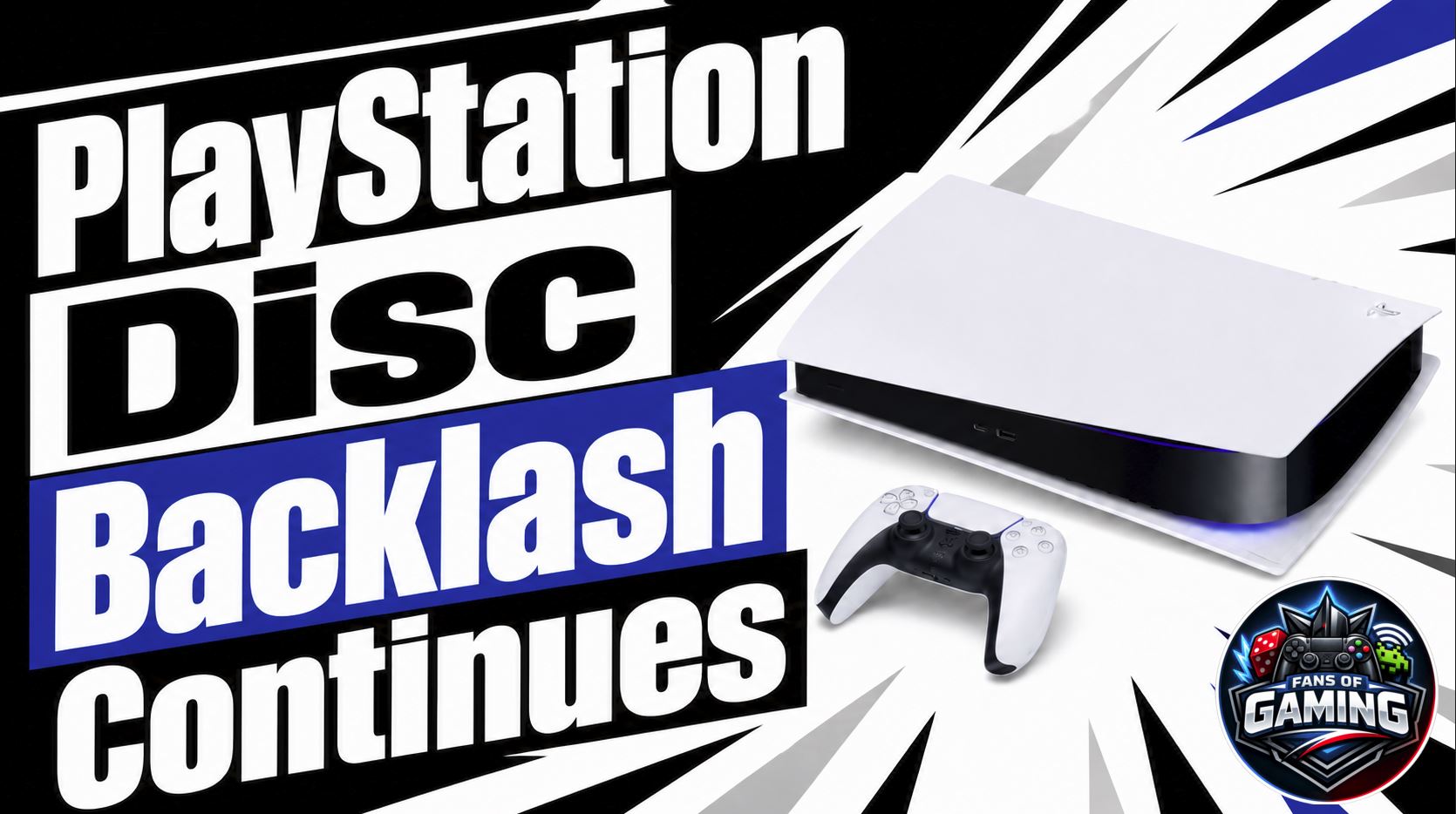 Sony PlayStation 5 game disc shown as backlash grows over plans to end new physical discs