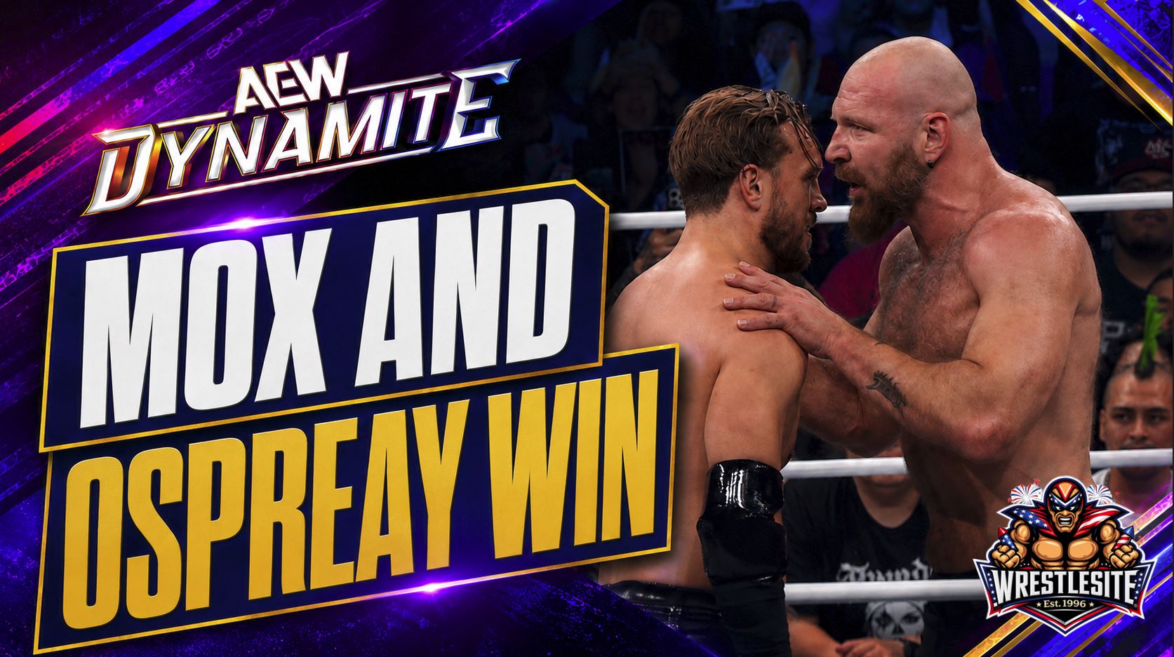Jon Moxley and Will Ospreay win AEW Dynamite tag match with cutter and Paradigm Shift combination