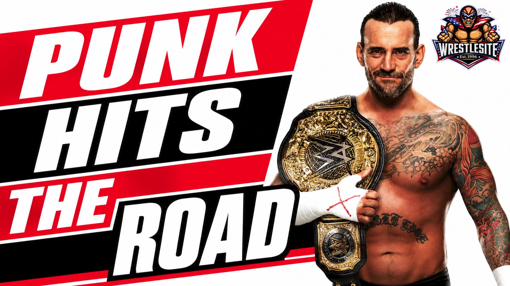 CM Punk holds the Undisputed WWE Championship after returning to WWE’s full house show schedule
