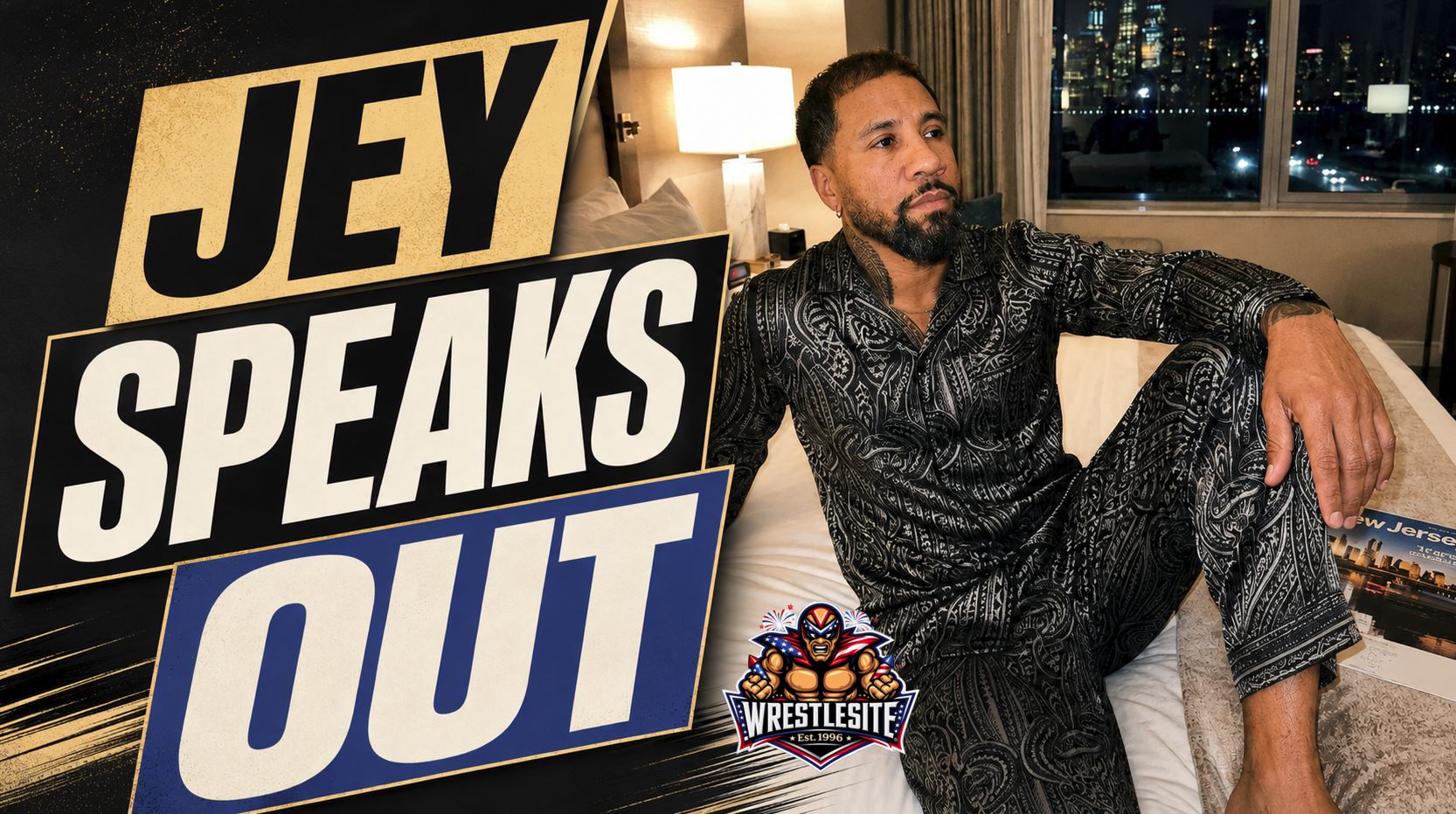 Jey Uso Addresses Divorce On Instagram 5 Jey Uso sits in a New York hotel room as he addresses his divorce on Instagram