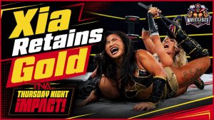 Xia Brookside Retains Knockouts Title 17 Xia Brookside hits Dark Side onto a steel chair to retain the TNA Knockouts World Championship
