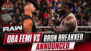 Oba Femi vs Bron Breakker Set for Sunday Night’s Main Event