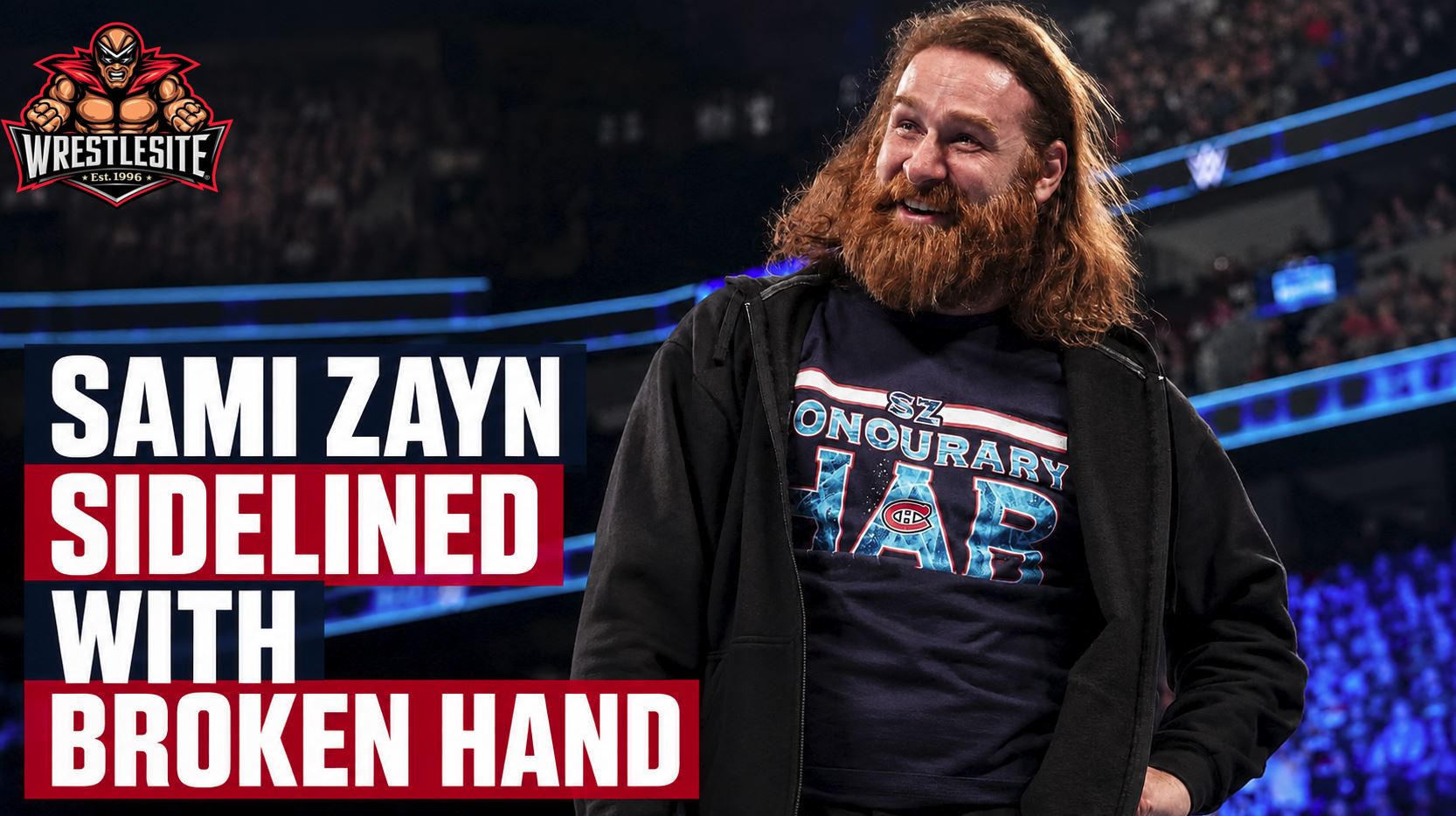 Sami Zayn Sidelined With Broken Hand