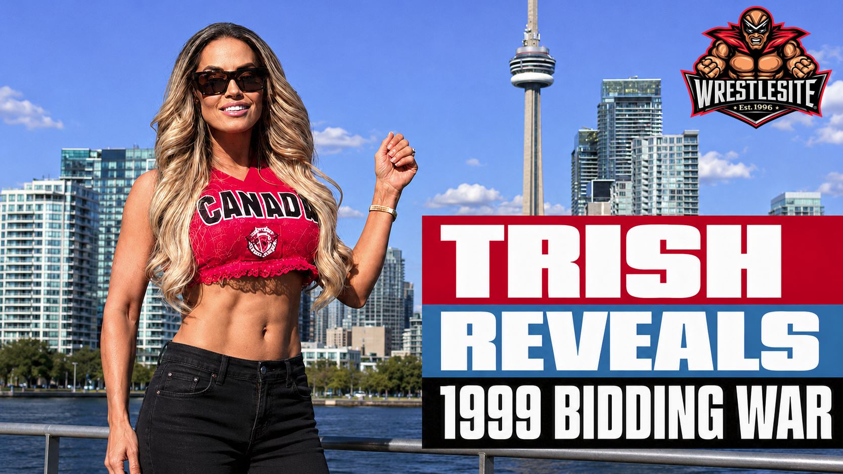 Trish Stratus discusses WWE, WCW, and ECW interest before signing her first wrestling contract in 1999
