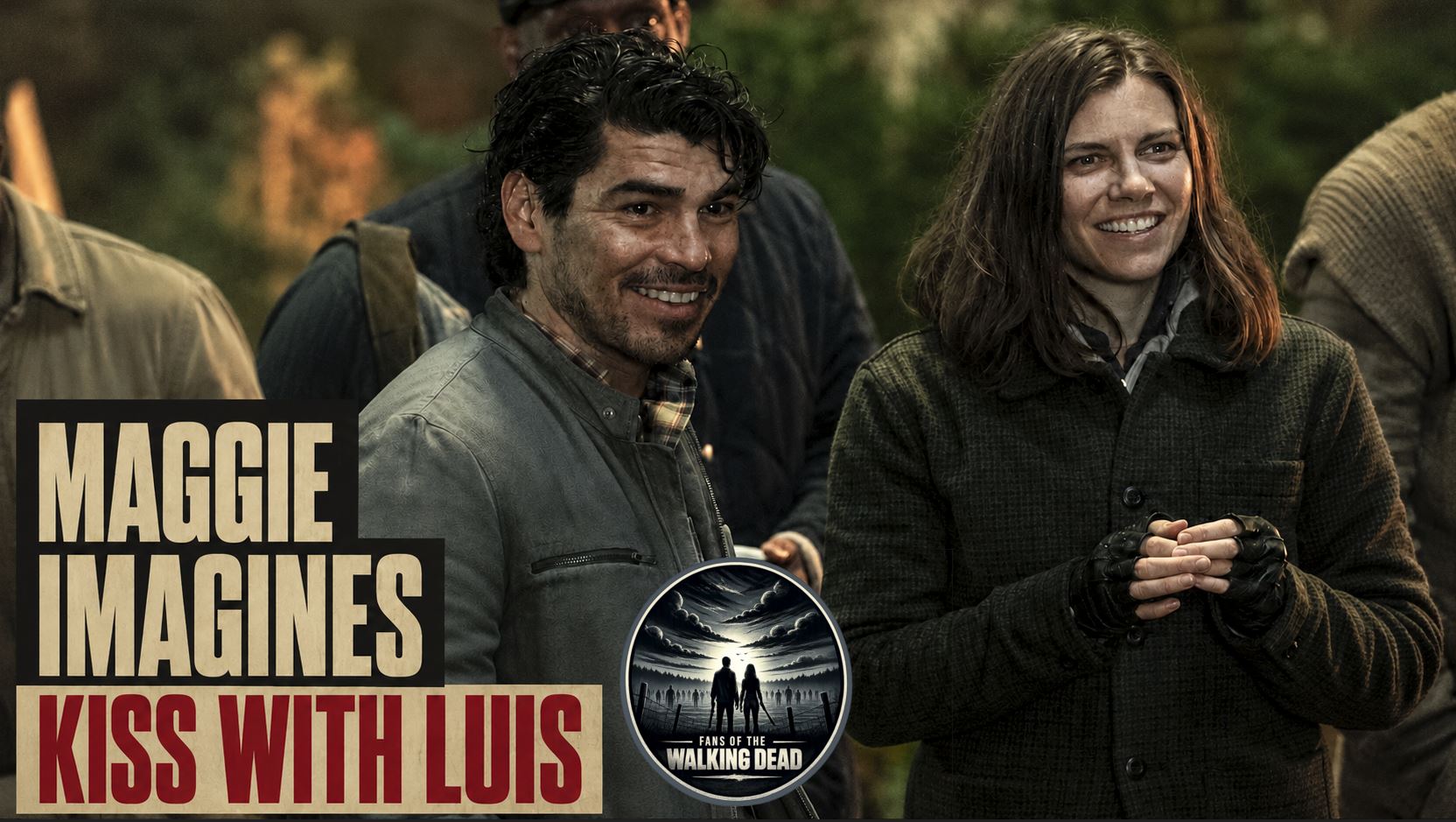 Maggie imagines kissing Luis while dancing together during The Walking Dead Dead City Season 3 Episode 4