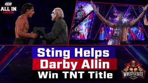 Sting Helps Darby Allin Win TNT Title