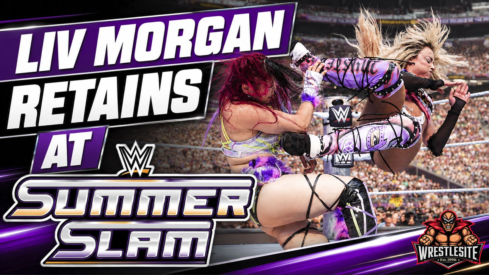 Liv Morgan Defeats Iyo Sky to Retain at WWE SummerSlam 5 Liv Morgan celebrates after defeating Iyo Sky to retain the Women’s World Championship at WWE SummerSlam 2026