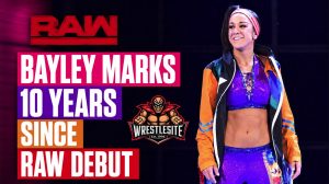 Bayley Marks 10 Years Since Raw Debut