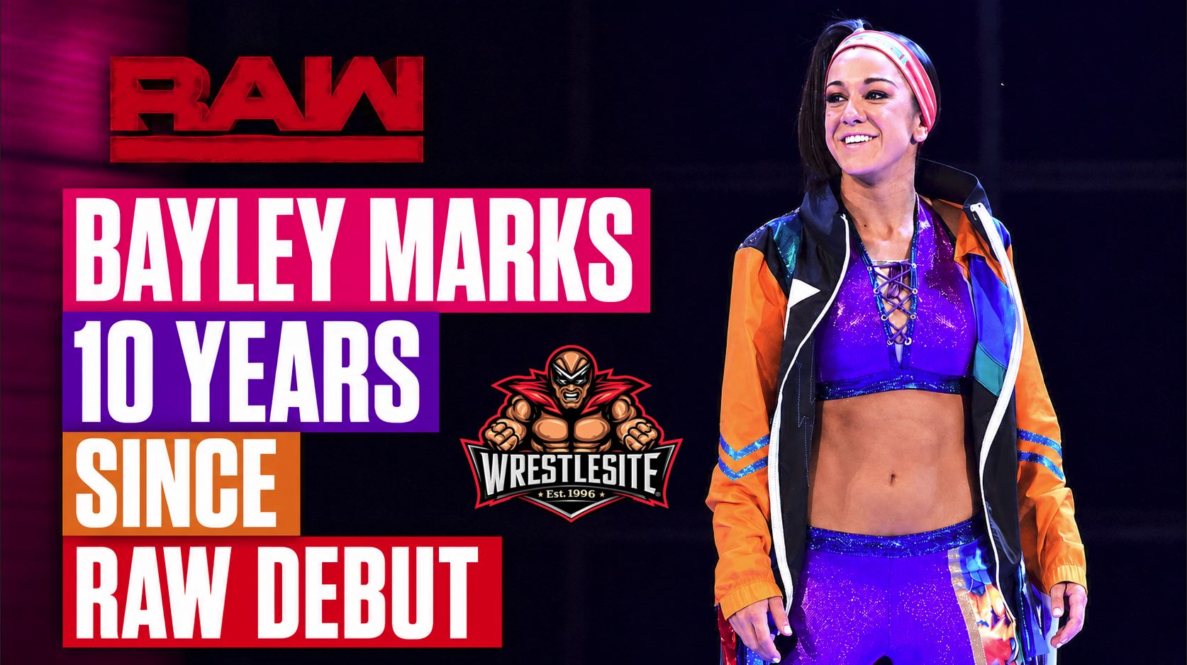 Bayley celebrates ten years since her WWE Raw debut, while questions continue about her contract future