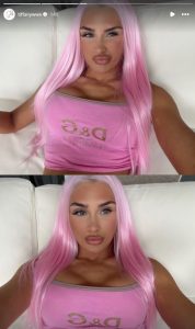 Tiffany Stratton Shows Off Pink Hair 6 Tiffany Stratton shows off bright pink hair after replacing her longtime blonde WWE look online
