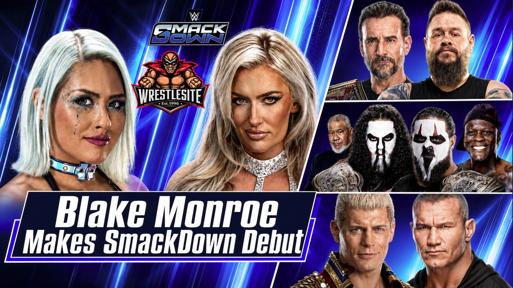 WWE Adds Blake Monroe Debut and Tag Title Match to SmackDown 5 Blake Monroe prepares for her full-time WWE SmackDown debut against Giulia on the August 21 episode