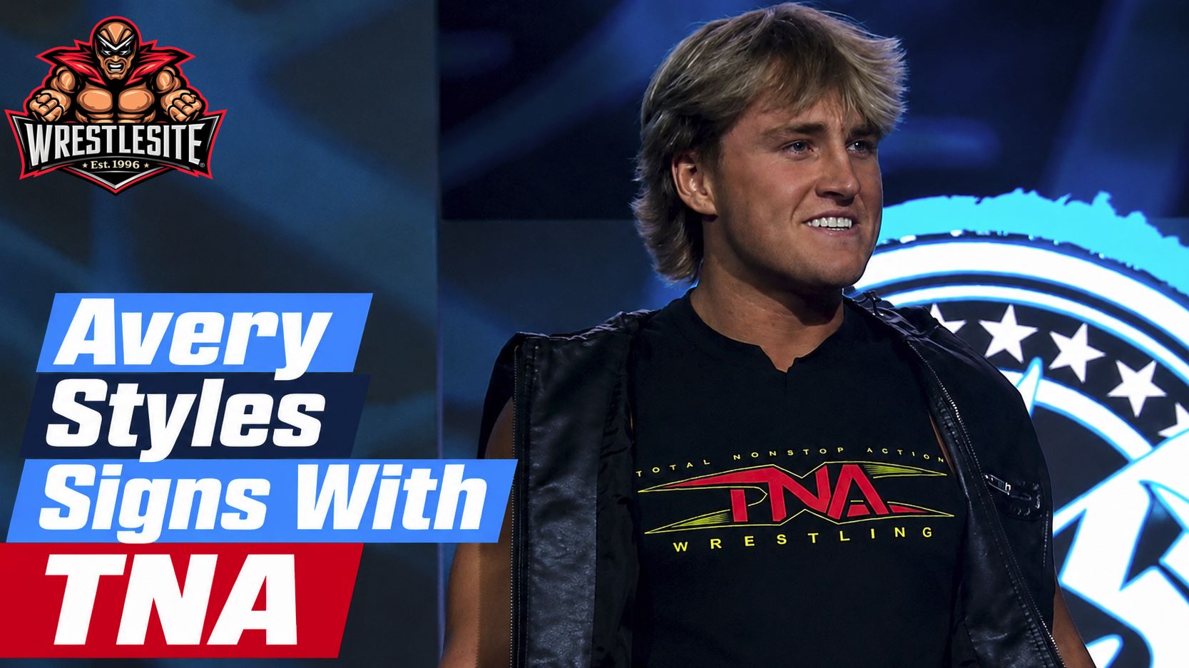 Avery Styles Signs With TNA Wrestling 5 Avery Styles announces TNA signing as Frankie Kazarian welcomes him during Lockdown event in Chicago