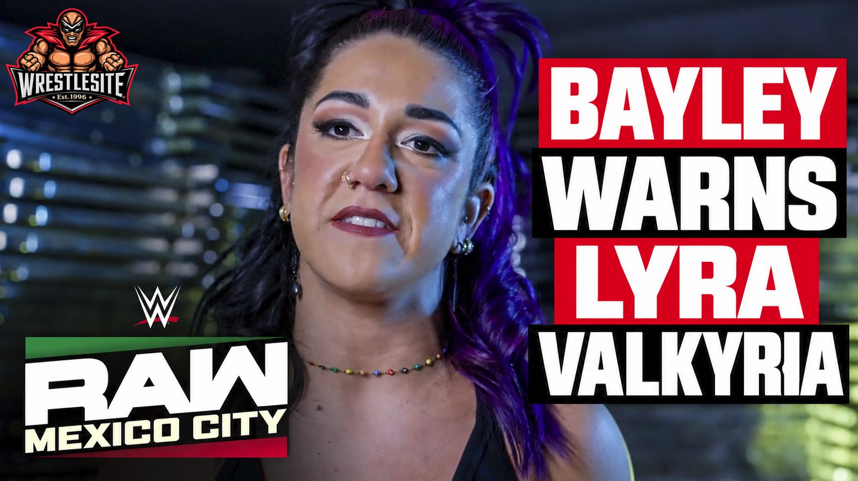Bayley Threatens to End Lyra Valkyria’s Career 5 Bayley delivers a threatening message to Lyra Valkyria during WWE RAW