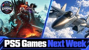 New PS5 releases include The Witcher 3 Remastered, Ace Combat 8, Dynasty Warriors 3, racing games, horror titles, and PS Plus additions