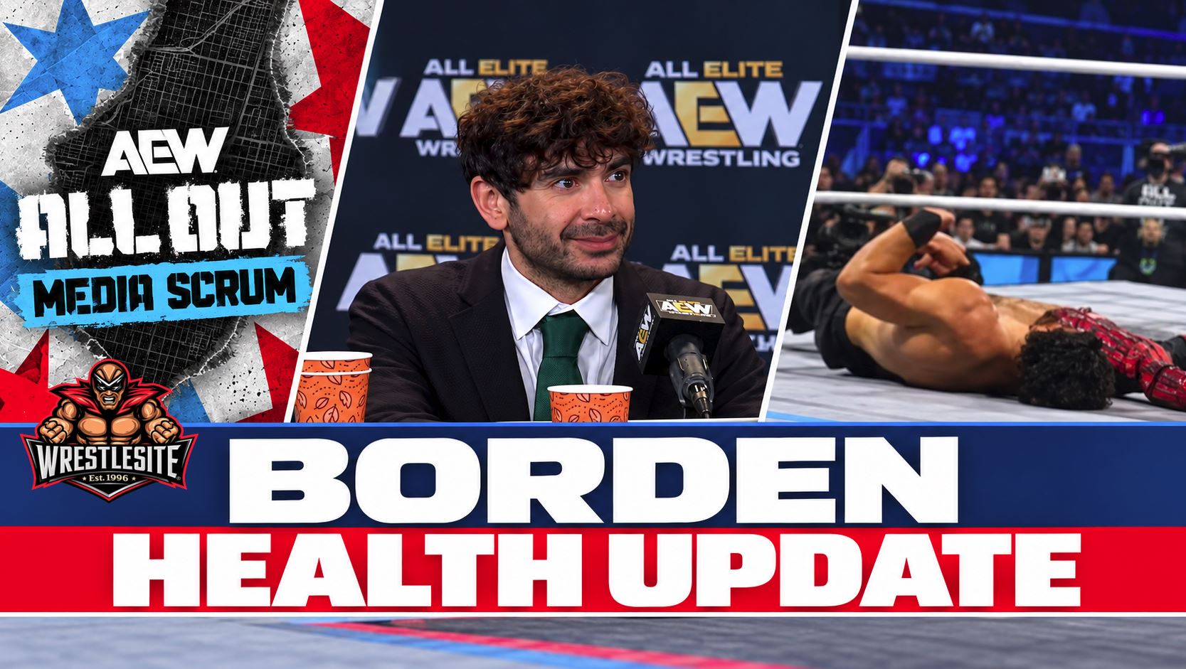 Tony Khan Gives Steven Borden Health Update 5 Tony Khan shares health update after Steven Borden suffers head collision during AEW All Out match