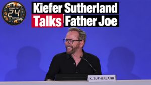Kiefer Sutherland Discusses Father Joe at Venice