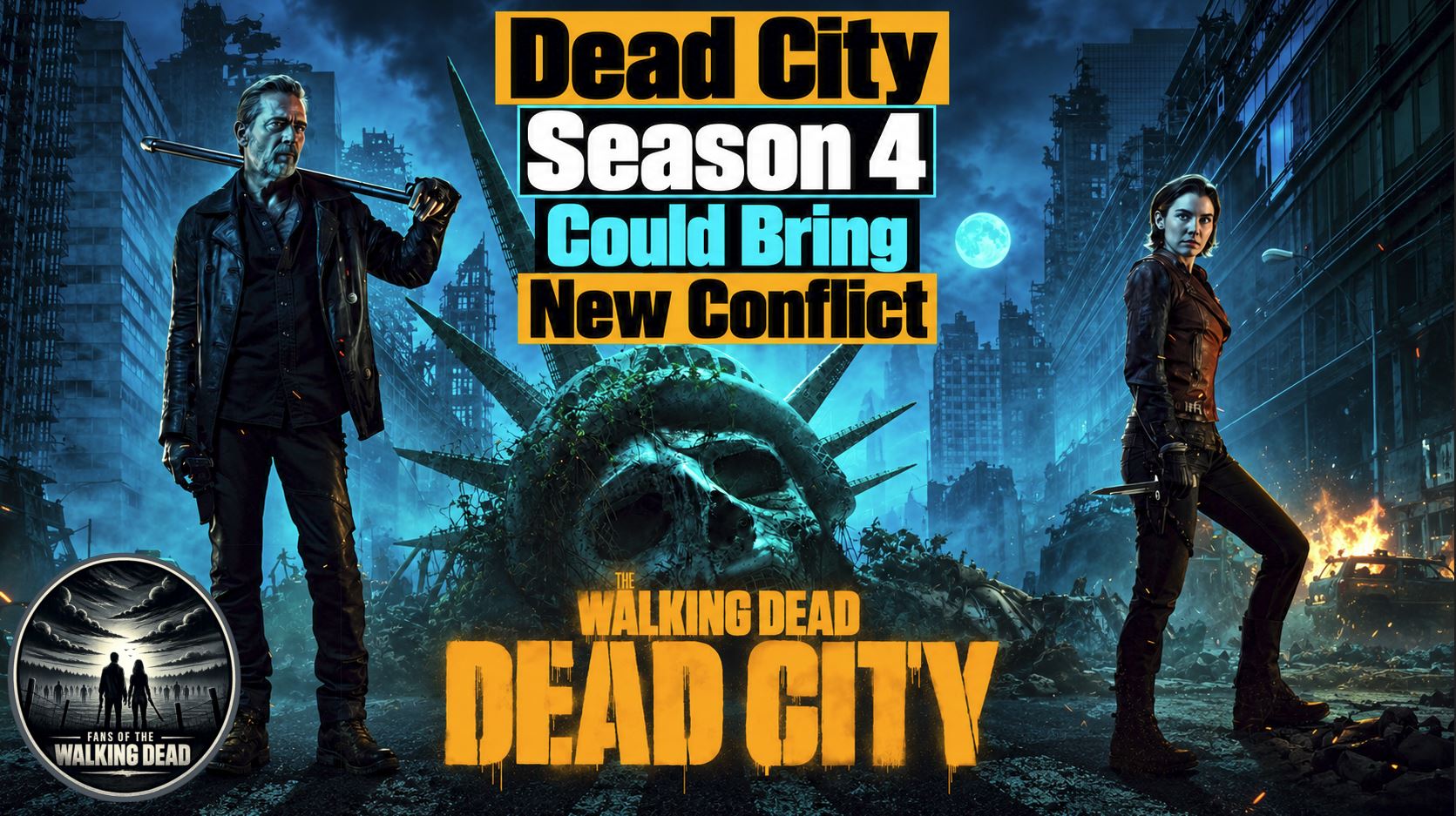 Maggie and Negan discuss the future of their Manhattan community during The Walking Dead: Dead City Season 3 finale