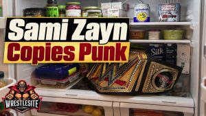Sami Zayn Recreates CM Punk’s Famous Fridge Photo