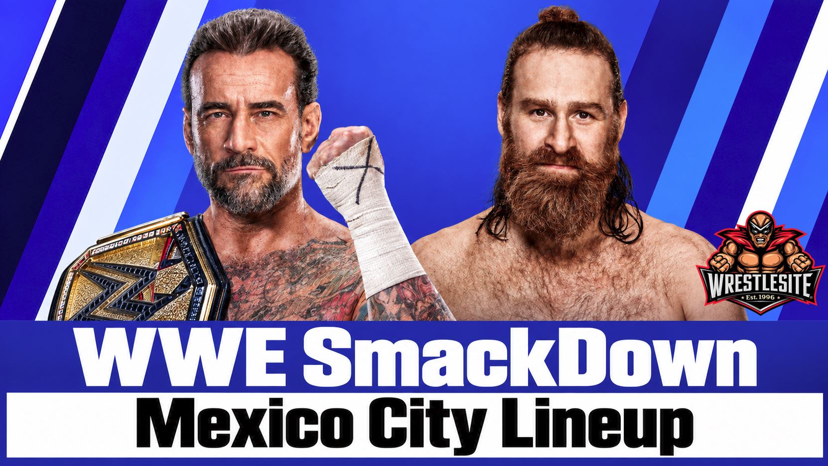 WWE SmackDown Preview for September 11, 2026 5 CM Punk, Chelsea Green, and Rey Fenix prepare to defend their championships during WWE SmackDown in Mexico City