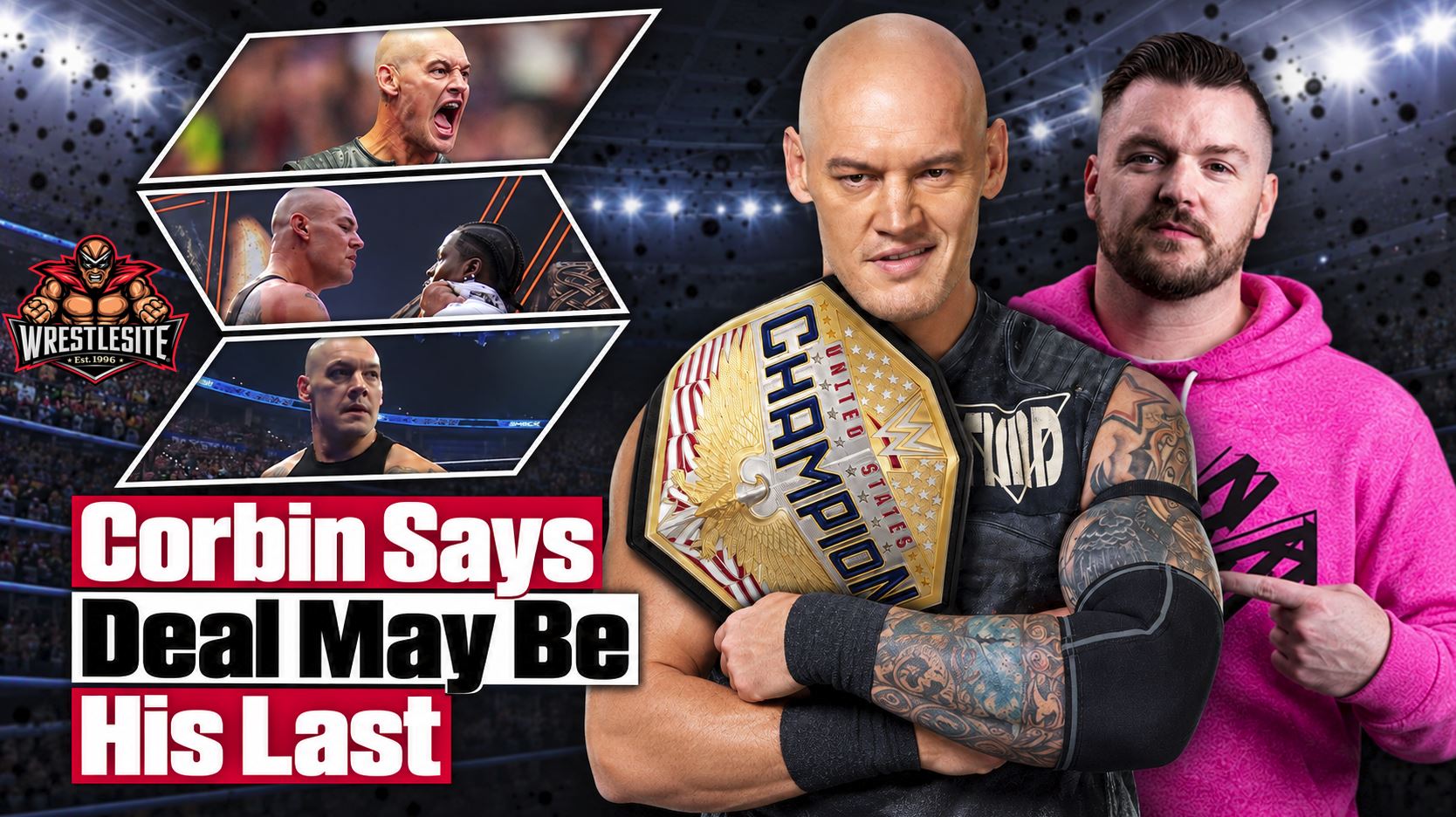 Baron Corbin Says WWE Deal May Be His Last 5 Baron Corbin stands inside a WWE ring after revealing that his current contract may be the final deal of his career