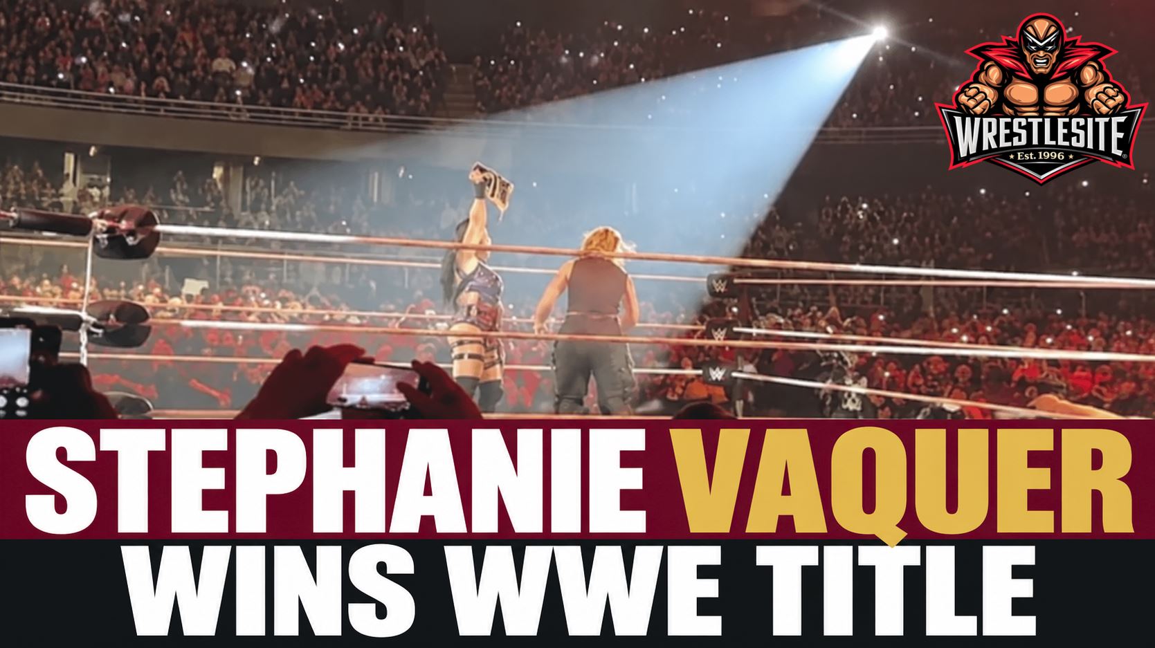 Stephanie Vaquer Wins WWE Women’s World Championship in Chile 5 Stephanie Vaquer celebrates with the WWE Women’s World Championship after defeating Liv Morgan in Santiago Chile