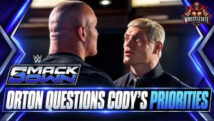 Randy Orton Says Cody Rhodes Chose WWE Title Over Family 17 Randy Orton confronts Cody Rhodes during a tense WWE SmackDown interview before their championship match