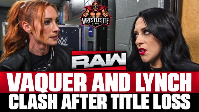 Stephanie Vaquer Confronts Becky Lynch on Raw