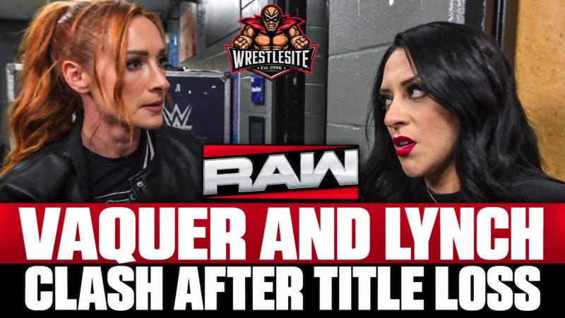 Stephanie Vaquer Confronts Becky Lynch on Raw