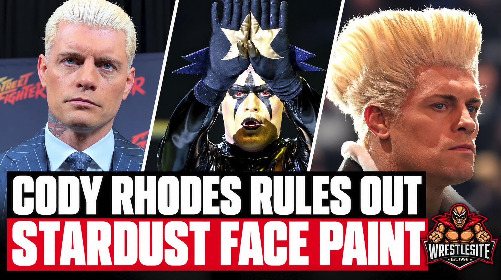 Cody Rhodes Rejects Stardust Face Paint Return 5 Cody Rhodes Rules Out Stardust Face Paint